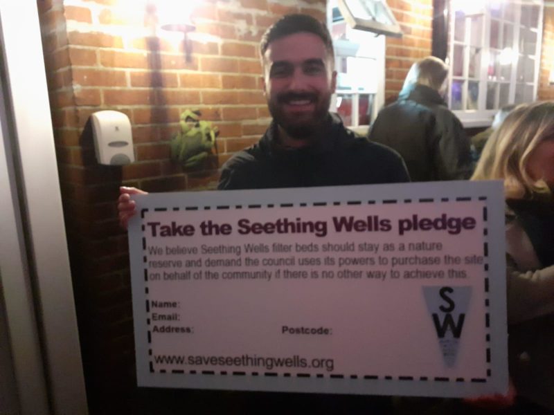 Charlie Deacon and Seething Wells Pledge Poster