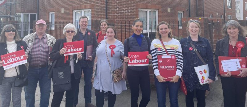 Labour’s Candidate for Norbiton Marcela Benedetti and Dr Rosena Allin-Khan