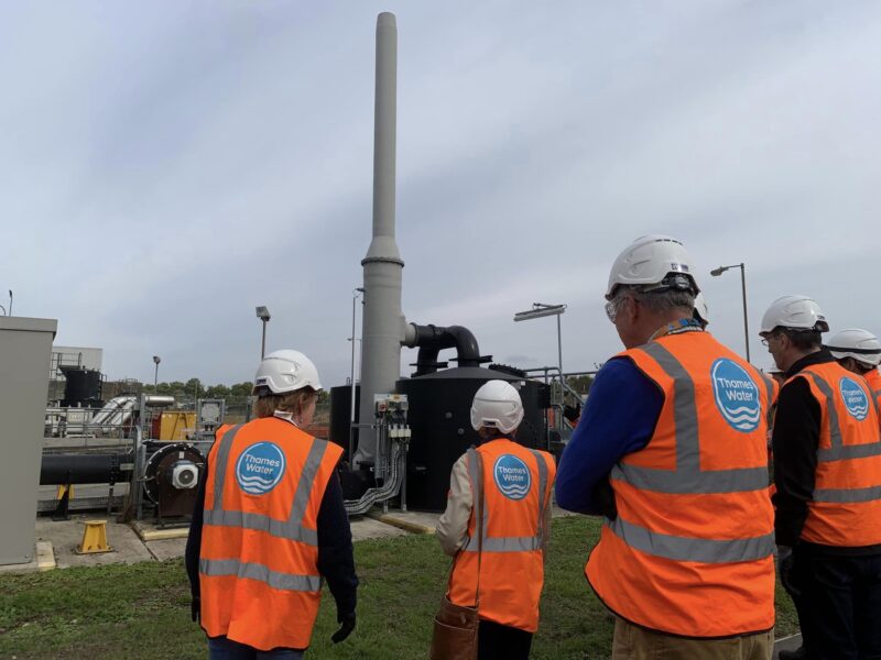 Hogsmill Treatment works in Berrylands 