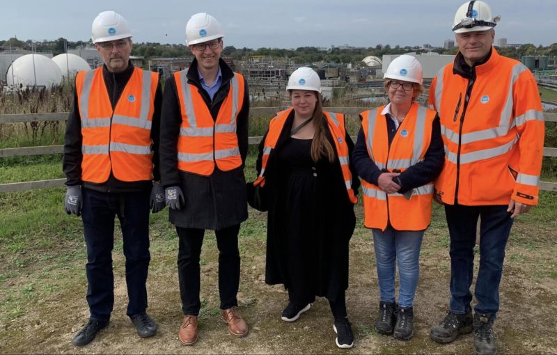 Local Labour teams visit Thames Water Treatment works in Berrylands