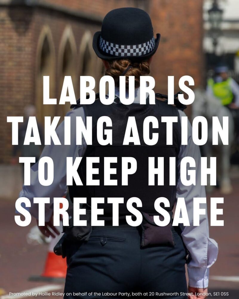Labour is taking action to keep our streets safe 