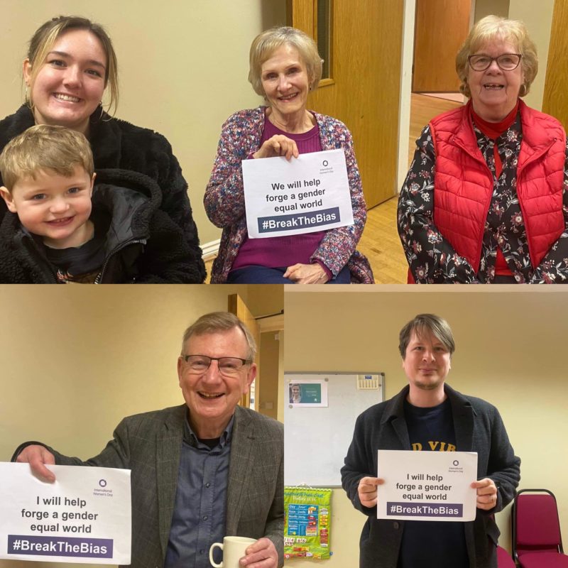 Picture of people at IWD event