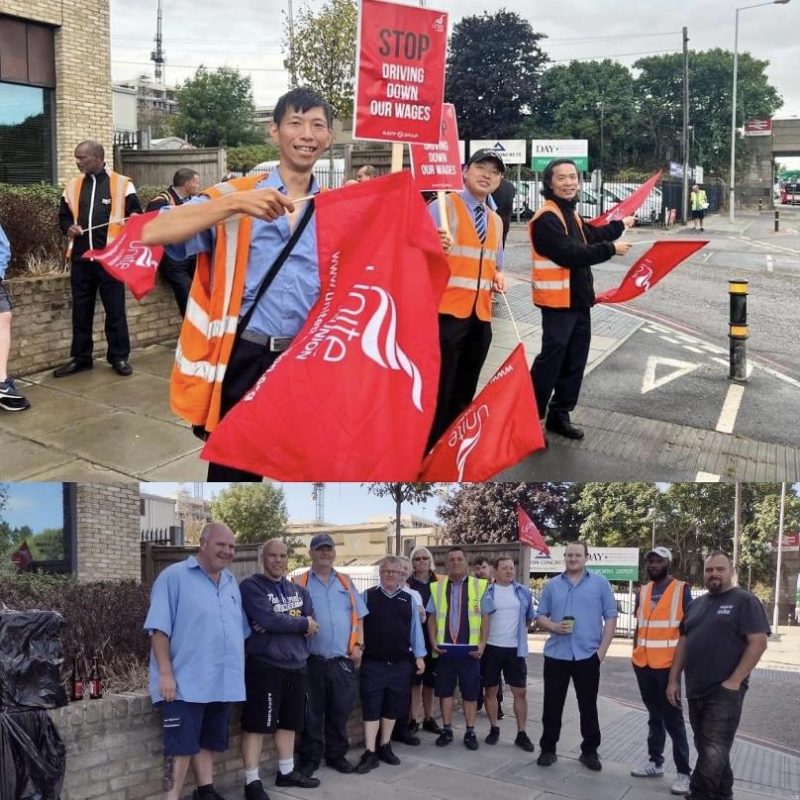 Bus Drivers at Tolworth Bus Garage 