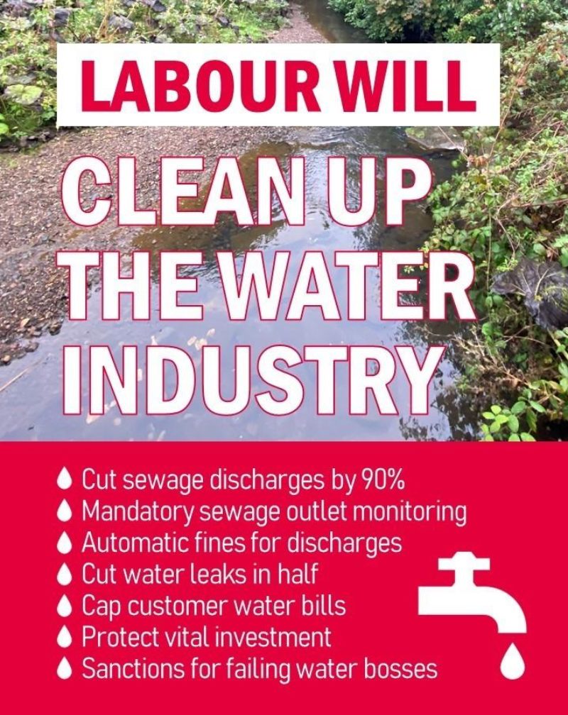 Labour will clean up the water industry 